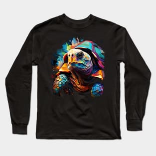 Tortoise Rainbow Long Sleeve T-Shirt